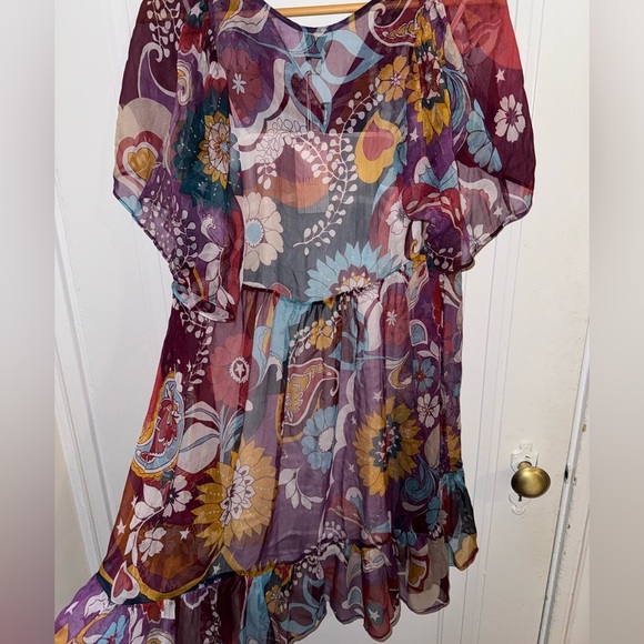 NWT - Jade by Johnny Was Multicolor Floral Dress - Picture 5 of 7